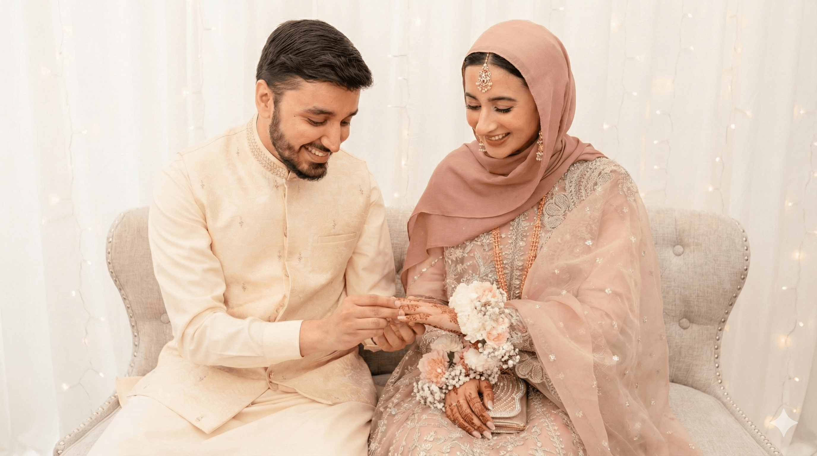 Wedding couple banner